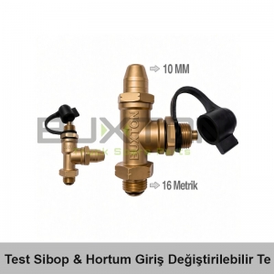 M16 x Ø10 Mm T-Test Kit (Valve & Air Inlet Replaceable) 055.160