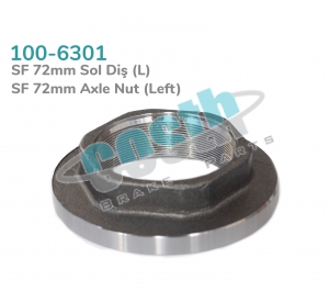 SAF 72mm Axle Nut (Left) 100-6301