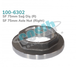 SAF 75mm Axle Nut (Right) 100-6302