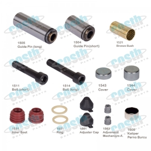 Caliper Guides & Seals Repair Kit 50-1499